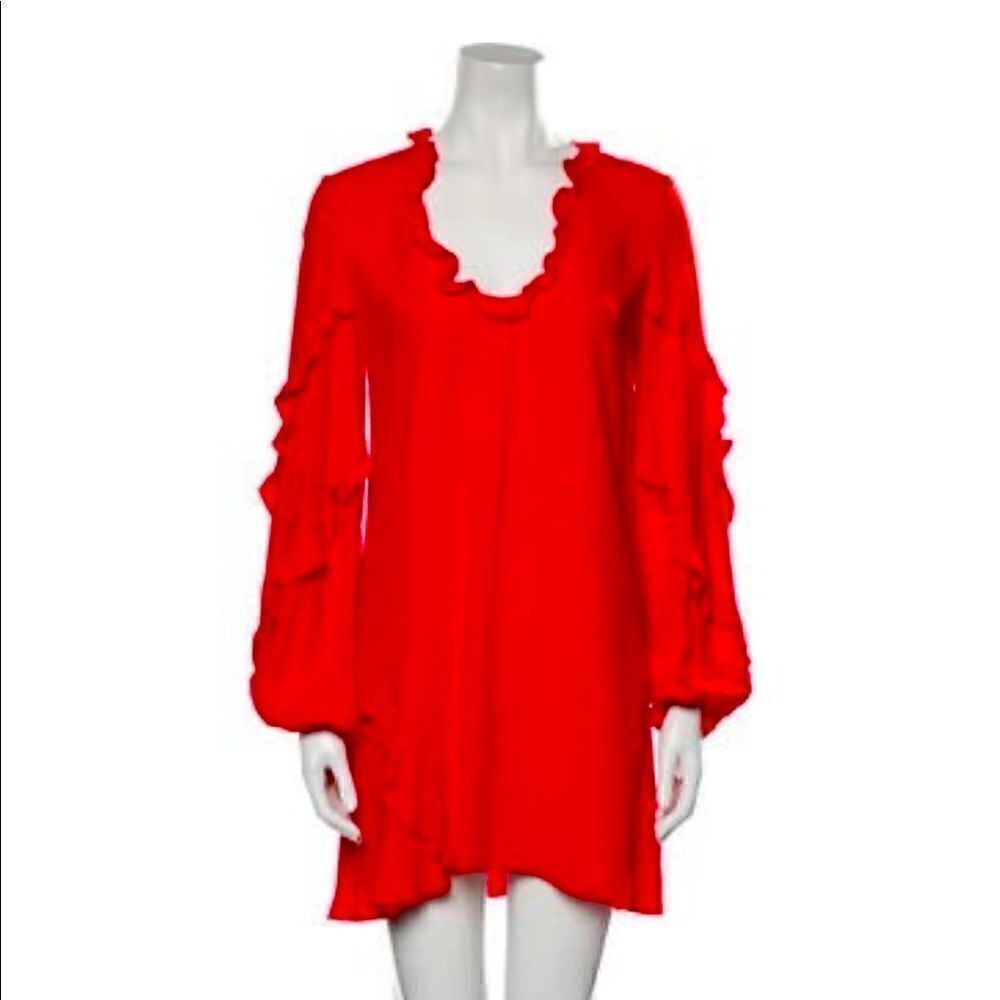 Alexis scoop neck swing dress
